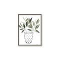 Picture of Leaves in Fun Vase I _GroupedProduct_Rectangle_Portrait_Canvas_Framed_