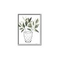 Picture of Leaves in Fun Vase I _GroupedProduct_Rectangle_Portrait_Canvas_Framed_