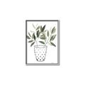 Picture of Leaves in Fun Vase I _GroupedProduct_Rectangle_Portrait_Canvas_Framed_