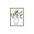 Picture of Leaves in Fun Vase I _GroupedProduct_Rectangle_Portrait_Canvas_Framed_