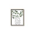 Picture of Leaves in Fun Vase II  _GroupedProduct_Rectangle_Portrait_Canvas_Framed_