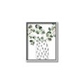 Picture of Leaves in Fun Vase II  _GroupedProduct_Rectangle_Portrait_Canvas_Framed_
