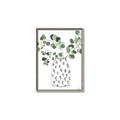 Picture of Leaves in Fun Vase II  _GroupedProduct_Rectangle_Portrait_Canvas_Framed_