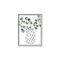 Picture of Leaves in Fun Vase II  _GroupedProduct_Rectangle_Portrait_Canvas_Framed_