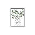 Picture of Leaves in Fun Vase II  _GroupedProduct_Rectangle_Portrait_Canvas_Framed_