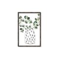 Picture of Leaves in Fun Vase II  _GroupedProduct_Rectangle_Portrait_Canvas_Framed_