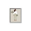 Picture of Palm Girl Fashion I _GroupedProduct_Rectangle_Portrait_Canvas_Framed_