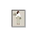 Picture of Palm Girl Fashion I _GroupedProduct_Rectangle_Portrait_Canvas_Framed_