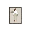 Picture of Palm Girl Fashion I _GroupedProduct_Rectangle_Portrait_Canvas_Framed_
