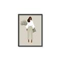Picture of Palm Girl Fashion I _GroupedProduct_Rectangle_Portrait_Canvas_Framed_