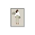 Picture of Palm Girl Fashion I _GroupedProduct_Rectangle_Portrait_Canvas_Framed_