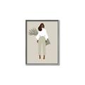 Picture of Palm Girl Fashion I _GroupedProduct_Rectangle_Portrait_Canvas_Framed_