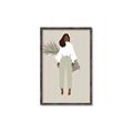 Picture of Palm Girl Fashion I _GroupedProduct_Rectangle_Portrait_Canvas_Framed_