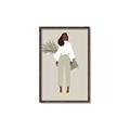 Picture of Palm Girl Fashion I _GroupedProduct_Rectangle_Portrait_Canvas_Framed_