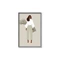 Picture of Palm Girl Fashion I _GroupedProduct_Rectangle_Portrait_Canvas_Framed_