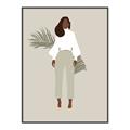 Picture of Palm Girl Fashion I _GroupedProduct_Rectangle_Portrait_Canvas_Framed_