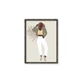 Picture of Palm Girl Fashion II  _GroupedProduct_Rectangle_Portrait_Canvas_Framed_