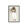 Picture of Palm Girl Fashion II  _GroupedProduct_Rectangle_Portrait_Canvas_Framed_