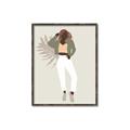 Picture of Palm Girl Fashion II  _GroupedProduct_Rectangle_Portrait_Canvas_Framed_