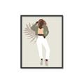 Picture of Palm Girl Fashion II  _GroupedProduct_Rectangle_Portrait_Canvas_Framed_