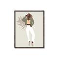 Picture of Palm Girl Fashion II  _GroupedProduct_Rectangle_Portrait_Canvas_Framed_