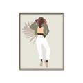 Picture of Palm Girl Fashion II  _GroupedProduct_Rectangle_Portrait_Canvas_Framed_