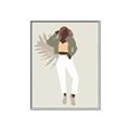 Picture of Palm Girl Fashion II  _GroupedProduct_Rectangle_Portrait_Canvas_Framed_