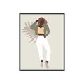 Picture of Palm Girl Fashion II  _GroupedProduct_Rectangle_Portrait_Canvas_Framed_