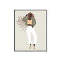 Picture of Palm Girl Fashion II  _GroupedProduct_Rectangle_Portrait_Canvas_Framed_