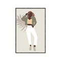 Picture of Palm Girl Fashion II  _GroupedProduct_Rectangle_Portrait_Canvas_Framed_