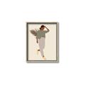 Picture of Palm Girl Fashion III _GroupedProduct_Rectangle_Portrait_Canvas_Framed_