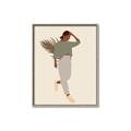 Picture of Palm Girl Fashion III _GroupedProduct_Rectangle_Portrait_Canvas_Framed_