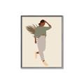 Picture of Palm Girl Fashion III _GroupedProduct_Rectangle_Portrait_Canvas_Framed_