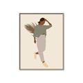 Picture of Palm Girl Fashion III _GroupedProduct_Rectangle_Portrait_Canvas_Framed_