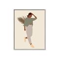 Picture of Palm Girl Fashion III _GroupedProduct_Rectangle_Portrait_Canvas_Framed_