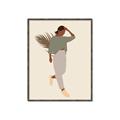 Picture of Palm Girl Fashion III _GroupedProduct_Rectangle_Portrait_Canvas_Framed_