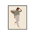 Picture of Palm Girl Fashion III _GroupedProduct_Rectangle_Portrait_Canvas_Framed_
