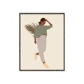 Picture of Palm Girl Fashion III _GroupedProduct_Rectangle_Portrait_Canvas_Framed_