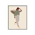 Picture of Palm Girl Fashion III _GroupedProduct_Rectangle_Portrait_Canvas_Framed_