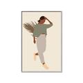 Picture of Palm Girl Fashion III _GroupedProduct_Rectangle_Portrait_Canvas_Framed_