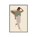 Picture of Palm Girl Fashion III _GroupedProduct_Rectangle_Portrait_Canvas_Framed_