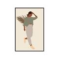 Picture of Palm Girl Fashion III _GroupedProduct_Rectangle_Portrait_Canvas_Framed_