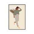 Picture of Palm Girl Fashion III _GroupedProduct_Rectangle_Portrait_Canvas_Framed_