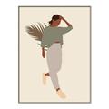 Picture of Palm Girl Fashion III _GroupedProduct_Rectangle_Portrait_Canvas_Framed_