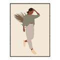 Picture of Palm Girl Fashion III _GroupedProduct_Rectangle_Portrait_Canvas_Framed_