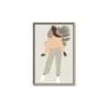 Picture of Palm Girl Fashion IV _GroupedProduct_Rectangle_Portrait_Canvas_Framed_