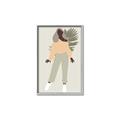 Picture of Palm Girl Fashion IV _GroupedProduct_Rectangle_Portrait_Canvas_Framed_