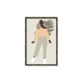 Picture of Palm Girl Fashion IV _GroupedProduct_Rectangle_Portrait_Canvas_Framed_