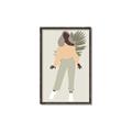 Picture of Palm Girl Fashion IV _GroupedProduct_Rectangle_Portrait_Canvas_Framed_
