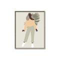 Picture of Palm Girl Fashion IV _GroupedProduct_Rectangle_Portrait_Canvas_Framed_